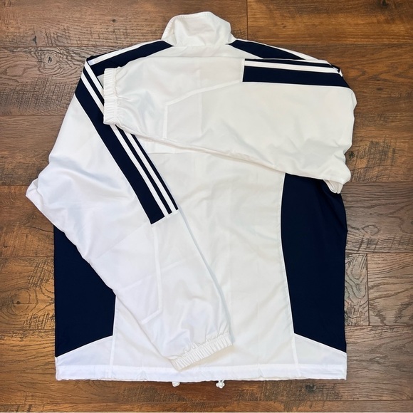 NY Yankees Adidas Windbreaker Jacket Men's L - Picture 8 of 10